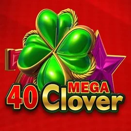 40 Mega Clover slot logo by Amusnet Interactive at Night Luck Casino40 Mega Clover