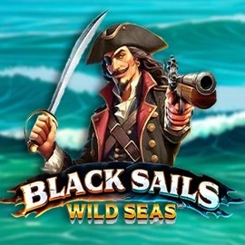 Black Sails Wild Seas logo by Infinity Dragon Studios at Night Luck CasinoBlack Sails Wild Seas