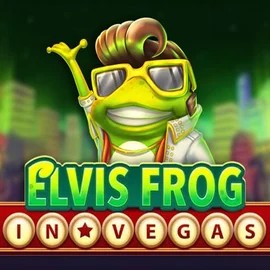 Logo of Elvis Frog In Vegas from BGAMING at Night Luck Casino