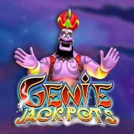 Genie Jackpots slot logo by Blueprint Gaming at Night Luck Casino
