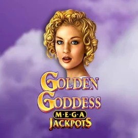 Golden Goddess Megajackpots slot logo by IGT at Night Luck CasinoGolden Goddess Megajackpots