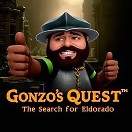 Logo of Gonzo's Quest from NetEnt at Night Luck Casino