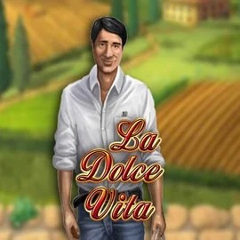 La Dolce Vita slot logo by Gamomat at Night Luck CasinoLa Dolce Vita