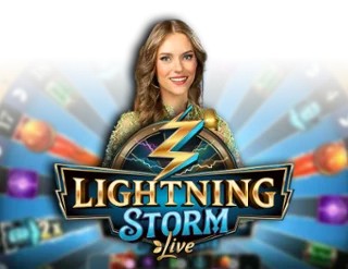 Lightning Storm game by Evolution – logo hosted on Night Luck Casino
