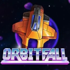 Logo of Orbitfall from ELK Studios at Night Luck Casino