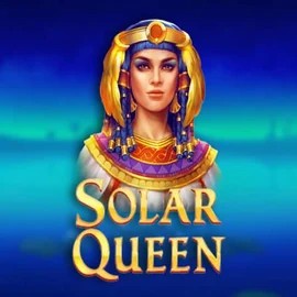 Solar Queen slot logo by Playson at Night Luck CasinoSolar Queen